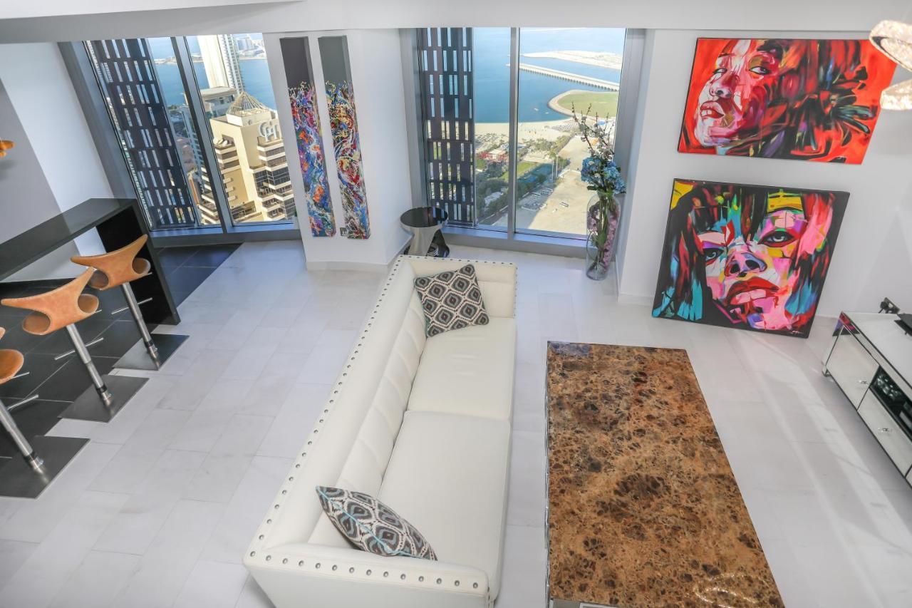 Апартаменты Penthouse In Dubai Marina , Cayan Tower , Sea View Экстерьер фото