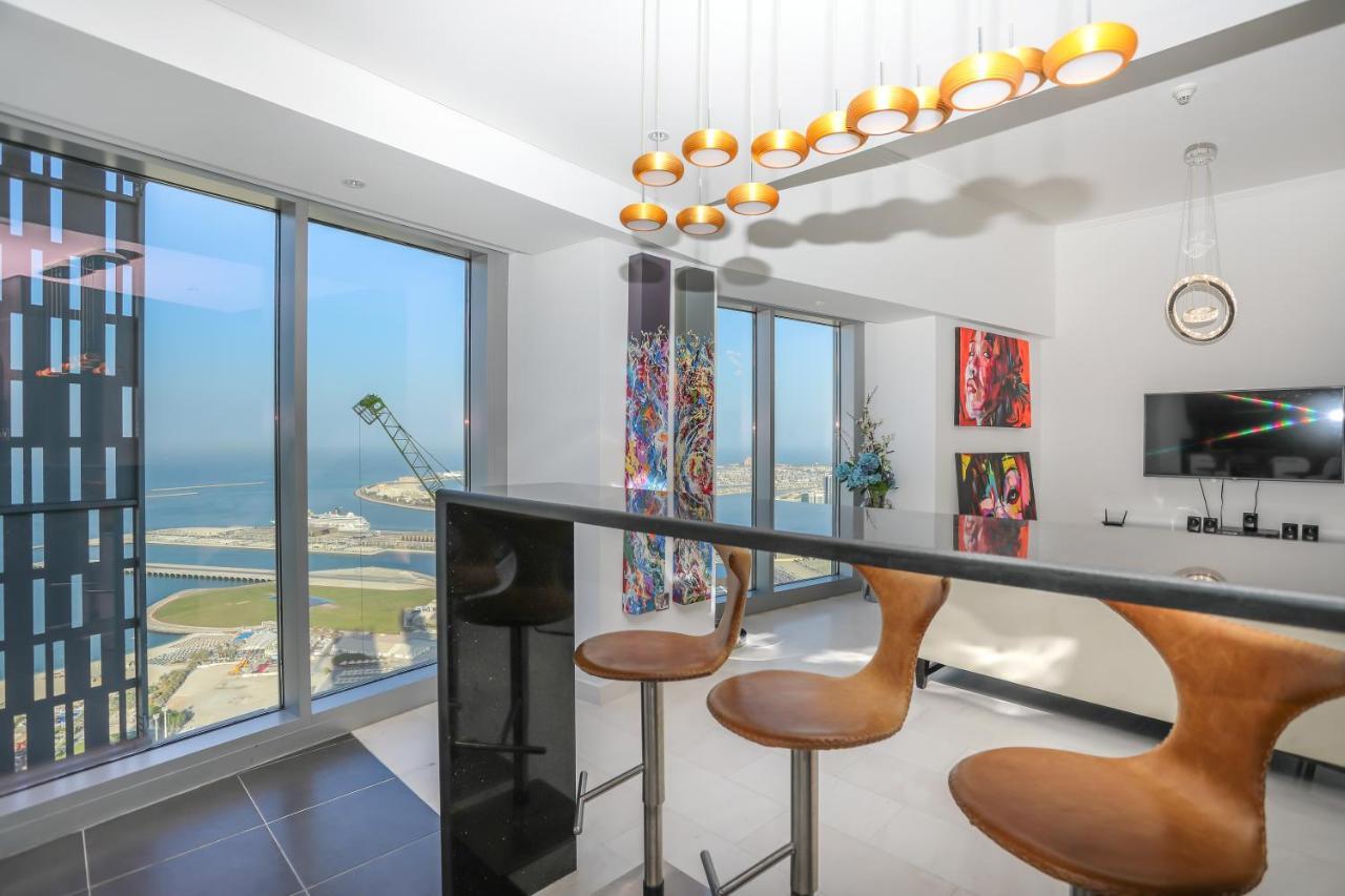 Апартаменты Penthouse In Dubai Marina , Cayan Tower , Sea View Экстерьер фото